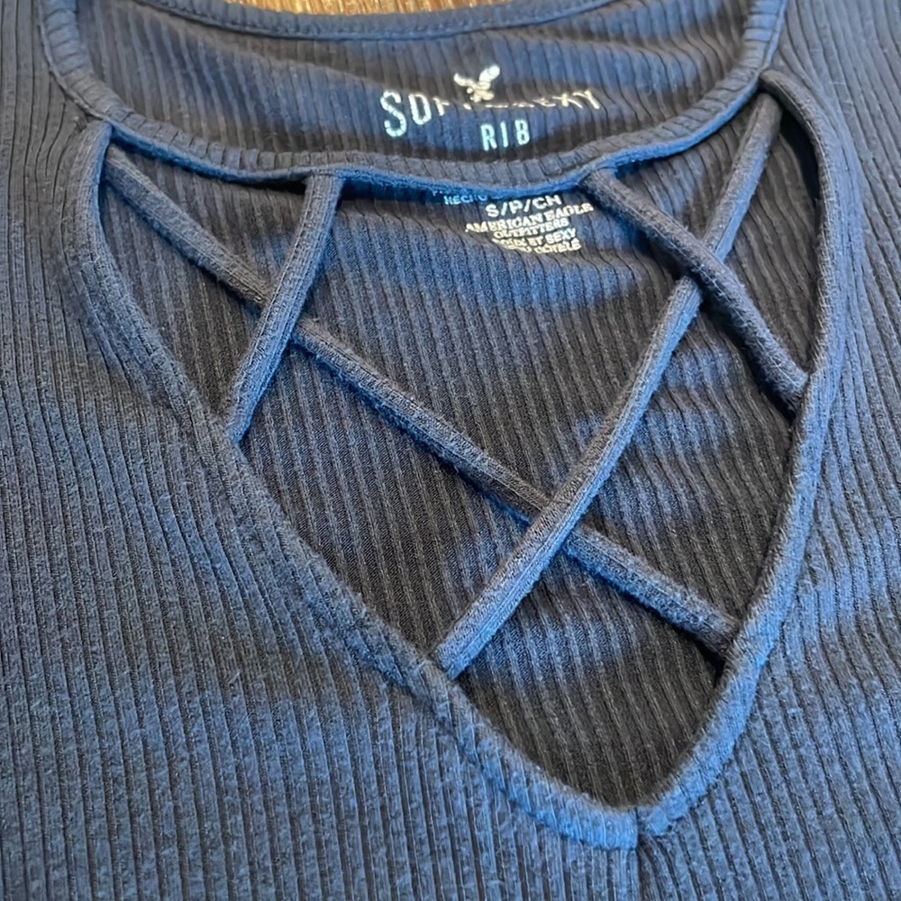 American Eagle Rib Tee - Picture 3 of 4
